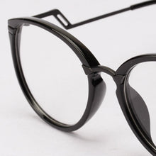 Unisex Women Men Retro Round Nerd Glasses Curving Earstems Semi Metal Frame Spectacles Oculos Feminino TIML66