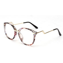 Unisex Women Men Retro Round Nerd Glasses Curving Earstems Semi Metal Frame Spectacles Oculos Feminino TIML66