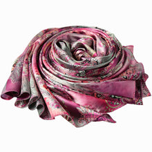 vintage silk scarf women scarves shawls ladies rose feather butterfly printed soft pashmina femme TIML66