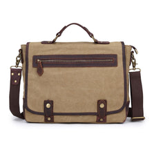 Vintage Men Women Canvas Crossbody Bag Large Capacity Zipper Multi-Pockets Casual Shoulder Bags Handbags Bolsa Feminina TIML66 TIML66