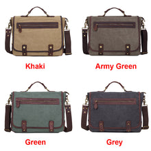 Vintage Men Women Canvas Crossbody Bag Large Capacity Zipper Multi-Pockets Casual Shoulder Bags Handbags Bolsa Feminina TIML66 TIML66