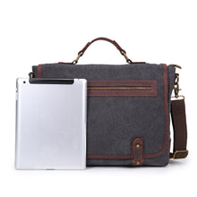 Vintage Men Women Canvas Crossbody Bag Large Capacity Zipper Multi-Pockets Casual Shoulder Bags Handbags Bolsa Feminina TIML66 TIML66