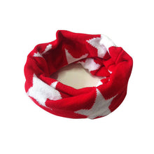 Vogue Kids Child Boy Girl Warm Stars Print Snood Scarves Shawl Neckerchief 2-7Year  TIML66
