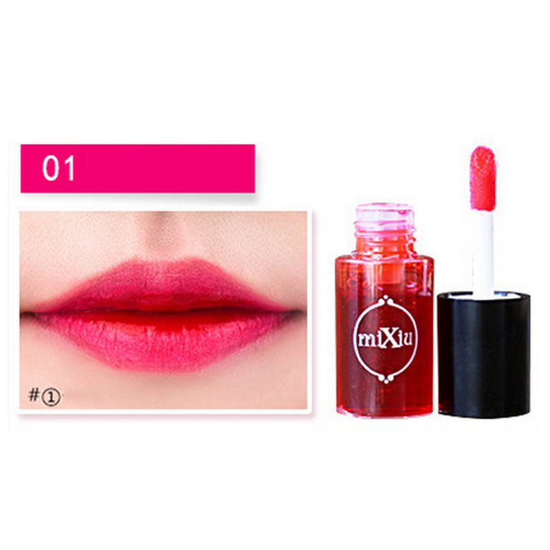 waterproof liquid lip gloss tint dyeing blusher lady makeup lipstick lip color TIML66