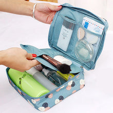 waterproof nylon zipper women makeup bag cosmetic toiletry storage travel wash pouch bag makeup tool kits TIML66