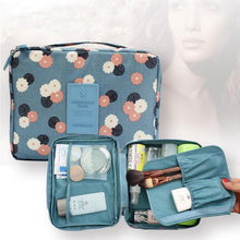 waterproof nylon zipper women makeup bag cosmetic toiletry storage travel wash pouch bag makeup tool kits TIML66