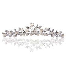 Wedding Party Hairband Headpiece Simple Leaf And Flower Shape Women Tiara Pearl Rhinestone Crown Headband Jewelry TIML66 TIML66