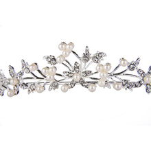 Wedding Party Hairband Headpiece Simple Leaf And Flower Shape Women Tiara Pearl Rhinestone Crown Headband Jewelry TIML66 TIML66