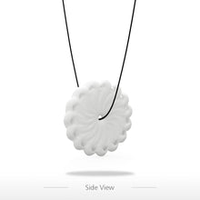 white snowflake pendant 3d printed jewelry original design unique model hippie women necklace TIML66