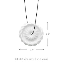 White Snowflake Pendant Tomfeel 3D Printed Jewelry Original Design Unique Model Xmas Christmas Gifts Hippie Women Necklace TIML66 TIML66