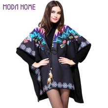 British Style Women Outwear Coat Oversized Open Front Poncho Capes Black Shawl Irregular Hem Cardigan Ponchos And Capes TIML66 TIML66