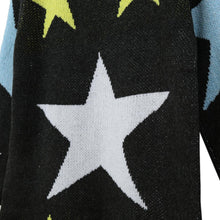 Coat Women Knitted Sweater Star Pattern Round Neck Long Sleeve Women Tops Long Causal Cardigan Knitwear Blusas TIML66 TIML66