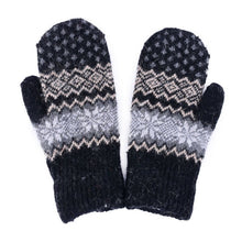 Fashion Women Men Rabbit Fur Wool Warm Gloves Full Finger Thick Mittens New TIML66