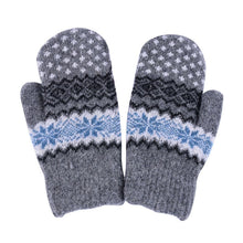 Fashion Women Men Rabbit Fur Wool Warm Gloves Full Finger Thick Mittens New TIML66