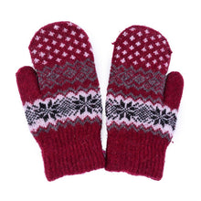 Fashion Women Men Rabbit Fur Wool Warm Gloves Full Finger Thick Mittens New TIML66