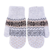 Fashion Women Men Rabbit Fur Wool Warm Gloves Full Finger Thick Mittens New TIML66