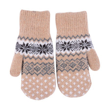 Fashion Women Men Rabbit Fur Wool Warm Gloves Full Finger Thick Mittens New TIML66