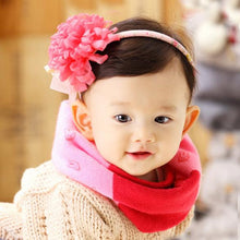 warm kids boys girls scarf woolen knitted scarf cute neckerchief baby 0~3 years TIML66