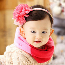Warm Kids Boys Girls Scarf Woolen Knitted Scarf Cute Neckerchief Baby 0-3YJFY66