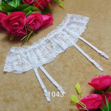 4 Colors Sexy Thongs Lace Stocking Suspender Lingeries Dual Layer Garter Belts TIML66