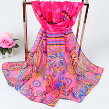 women long bohemian chiffon scarf lady floral beach shawl sjaals cute bufandas pashmina elegant thin voile scarves TIML66