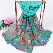 women long bohemian chiffon scarf lady floral beach shawl sjaals cute bufandas pashmina elegant thin voile scarves TIML66