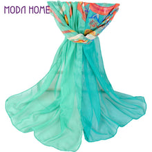 women long bohemian chiffon scarf lady floral beach shawl sjaals cute bufandas pashmina elegant thin voile scarves TIML66
