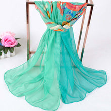 women long bohemian chiffon scarf lady floral beach shawl sjaals cute bufandas pashmina elegant thin voile scarves TIML66