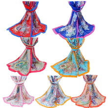 women long bohemian chiffon scarf lady floral beach shawl wraps cute bufandas pashmina elegant thin voile scarves TIML66