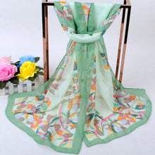 women long bohemian chiffon scarf lady floral beach shawl wraps cute bufandas pashmina elegant thin voile scarves TIML66