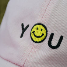 women men 5 panel baseball caps embroidered letters smiley face emoticon hip hop sports full cap snapback hat white black pink TIML66