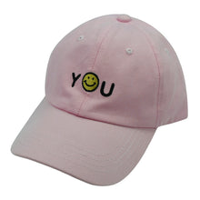 women men 5 panel baseball caps embroidered letters smiley face emoticon hip hop sports full cap snapback hat white black pink TIML66