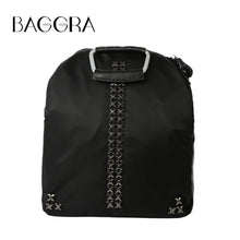 women oxford rivet backpack black large capacity korean school backpacks student schoolbag laptop bag mochilas feminina TIML66