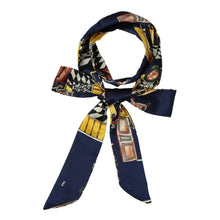 women satin skinny scarf double layered vintage prints elegant versatile scarf ladies plaid scarf ladies narrow scarves feminino TIML66