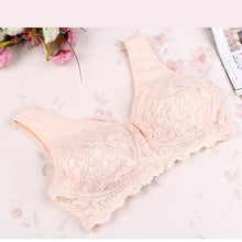 women sexy lace embroidery lace sheer unpadded bra wire free push up bra 34 42 TIML66