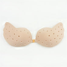 women silicone push up bra invisible breathable hole strapless backless adhesive bras for womens TIML66