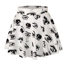 3D Printed Short Mini High Waist Skirt Flared Pleated Skirts Womens 18 Colors 1PY TIML66