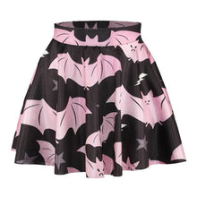 3D Printed Short Mini High Waist Skirt Flared Pleated Skirts Womens 18 Colors 1PY TIML66