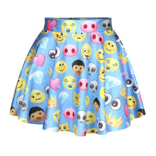 3D Printed Short Mini High Waist Skirt Flared Pleated Skirts Womens 18 Colors 1PY TIML66