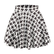 3D Printed Short Mini High Waist Skirt Flared Pleated Skirts Womens 18 Colors 1PY TIML66