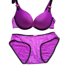 women underwire bra knicker girl 2pcs bra set padded underwear brassiere bikini TIML66