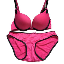 women underwire bra knicker girl 2pcs bra set padded underwear brassiere bikini TIML66