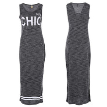 Women's S Sexy Slim Fit Casual Bodycon Dress Letter Print Beach Maxi Dress Vestidos De Festa TIML66